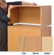 Modular Storage Extra Shelf W709xD340xH18mm Beech