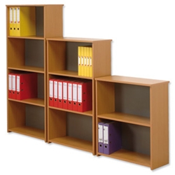 Trexus Office Low Bookcase Beech