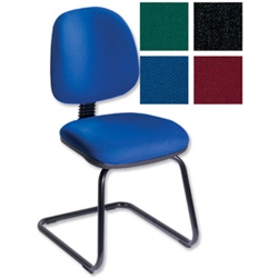 Plus Cantilever Visitors Chair Blue