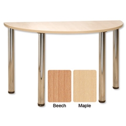 Trexus Plus Conference Table Semicircular Maple