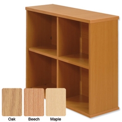 Trexus Plus Desk High Bookcase Maple