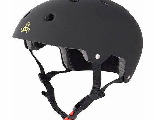 Triple 8 Brainsaver EPS Helmet - Black Rubber