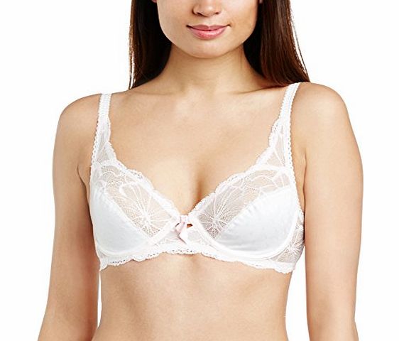 Triumph Womens Amour Spotlight Wired Polka Dot Everyday Bra, Off-White (Angora), 32D