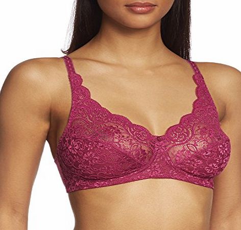 Triumph Womens Amourette 300 N (1PL86) Non-Wired Everyday Bra, Purple (Wine Yn), 40B (Manufacturer size: 90 B)