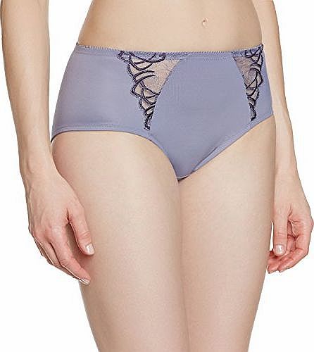 Triumph Womens Flower Passione Maxi Brief, Blue (Twilight Blue), Size 12