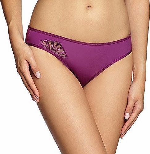 Triumph Womens True Curves Forever Tai Brief, Purple (Intensive Violet), Size 8