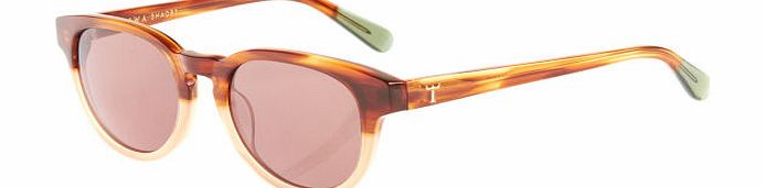 Mens Triwa Ernest Sunglasses - Horn