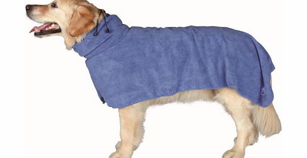 Trixie Dog Bathrobe, L, 60 cm, Blue