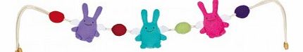Trousselier Crib String with Rattles - Angel Bunnies `One size