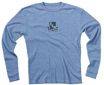 Varsity Long Sleeve Tshirt Blue