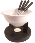 Trudeau Chocolate Fondue Set (with free bar)