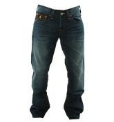 Dark Denim Straight Leg Jeans