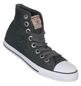 Dylan Army Green Hi Top Sneakers