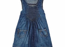 Girls Lonestar sleeveless denim dress