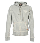 Heather Grey Full Zip Hooded