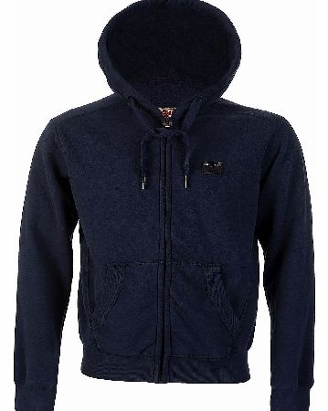 True Religion Hooded Zip Top Navy