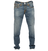 Jack Spt Faded Denim Twisted Seam