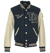 Navy Varsity Jacket