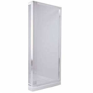 Trueshopping 760mm Polished Silver Side Panel