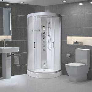 Alto 90 Quadrant Steam Shower Cabin 900x900