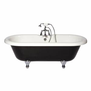 Balterley Echo Black Double Ended Freestanding