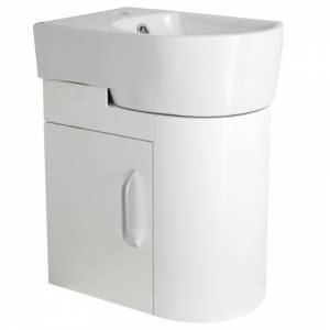 Trueshopping Carlton White Cloakroom Wall