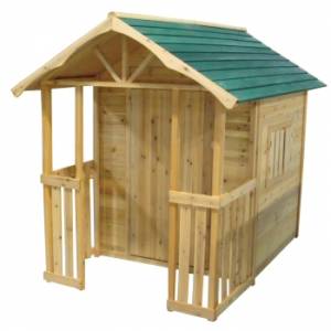 Trueshopping Childrens Big Wooden Playhouse /