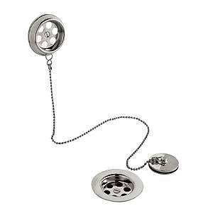 Trueshopping Chrome Retainer Bath Waste