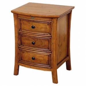 Cirrus Three Drawer Bedside Cabinet