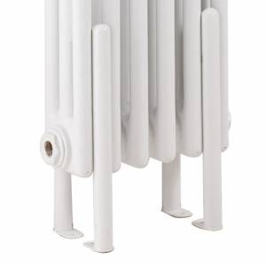 Trueshopping Column Radiator White Floor