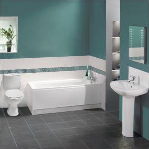 Trueshopping Earby Mono Bathroom Suite