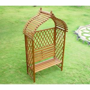 Hardwood Arbour / Pergola with seat