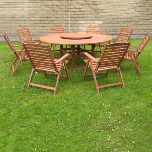 Hardwood ``Camelot`` Garden Set for