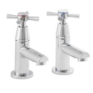 Trueshopping Minimalist Chrome Bath Taps