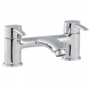 Trueshopping Oval Chrome Bathroom Deck Bath