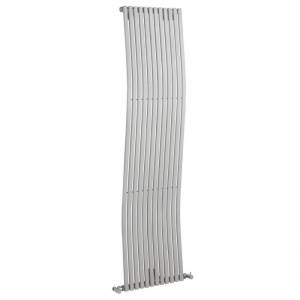 Silver Designer Radiator Wave 1600