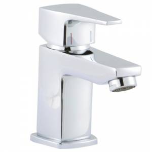 Trueshopping Square Chrome Bathroom Mono Basin