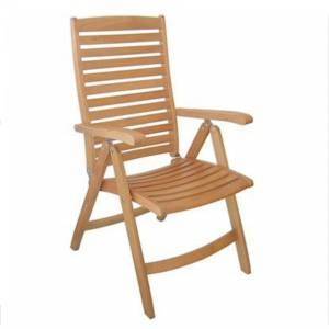 Teak Armchair with adjustable (5