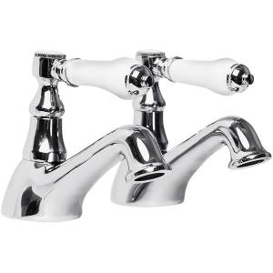 Trueshopping Victorian Lever Traditional Bath Taps