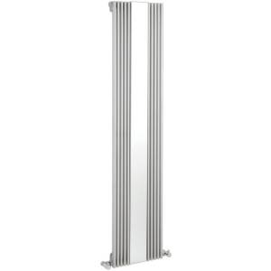 White Designer Radiator With Mirror