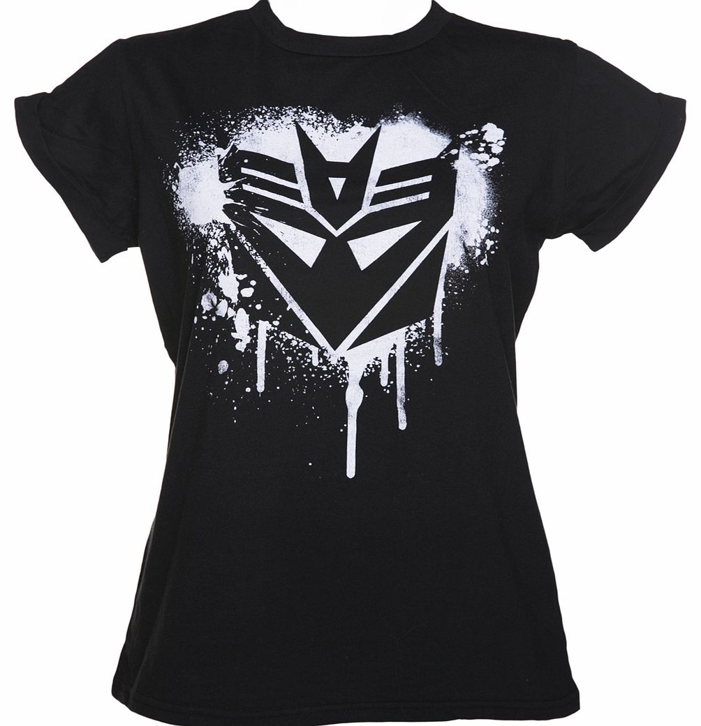 Ladies Decepticon Transformers Stencil Rolled