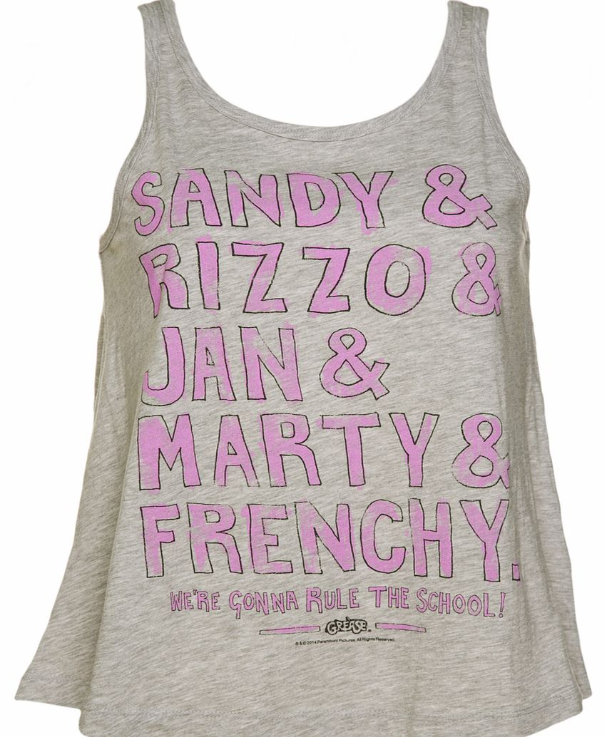 Ladies Grease Pink Ladies Line Up Swing Vest