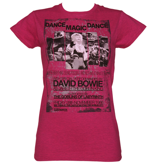 Ladies Heather Pink Dance Magic Dance Labyrinth