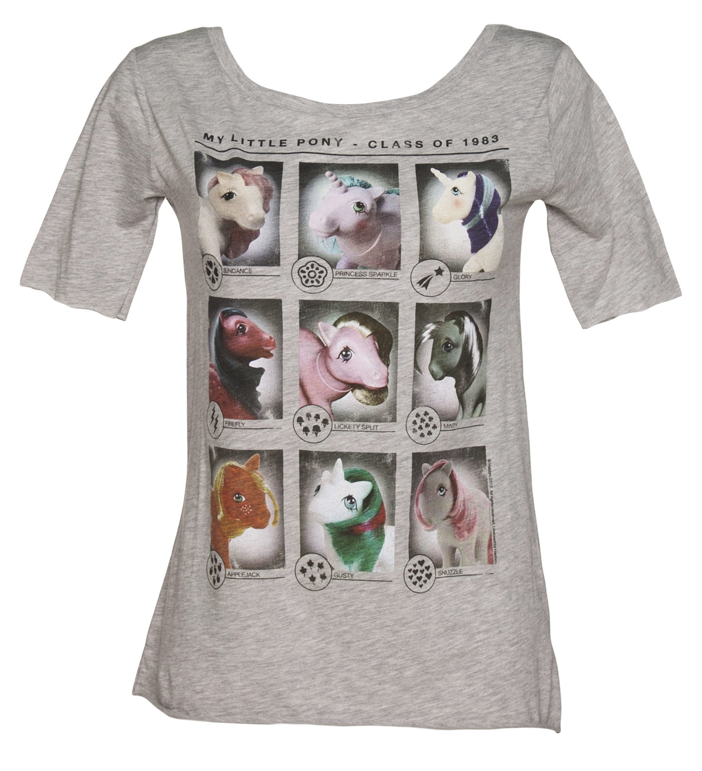 Ladies My Little Pony Class of 83 Scoop Neck