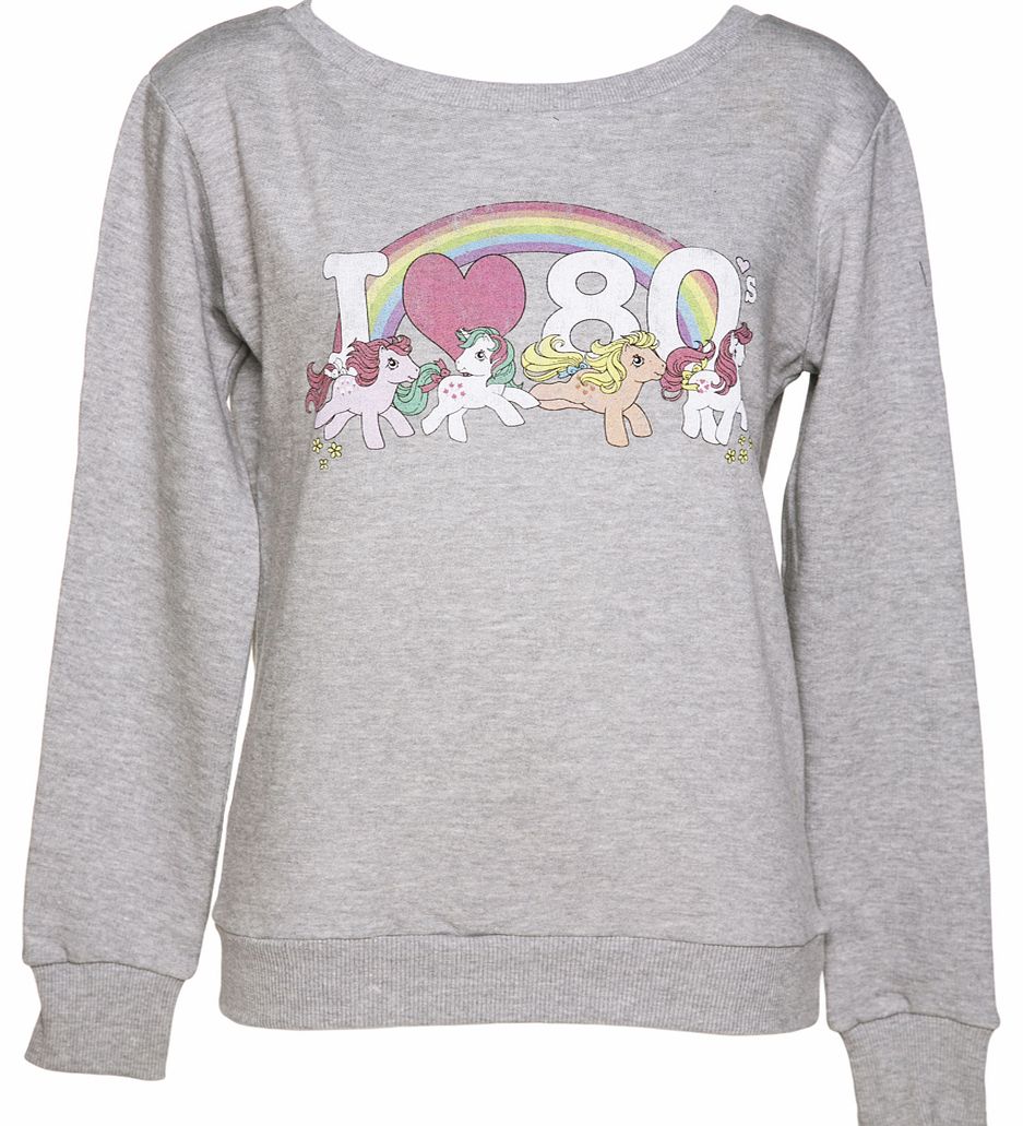 Ladies My Little Pony I Heart The 80s Sweater