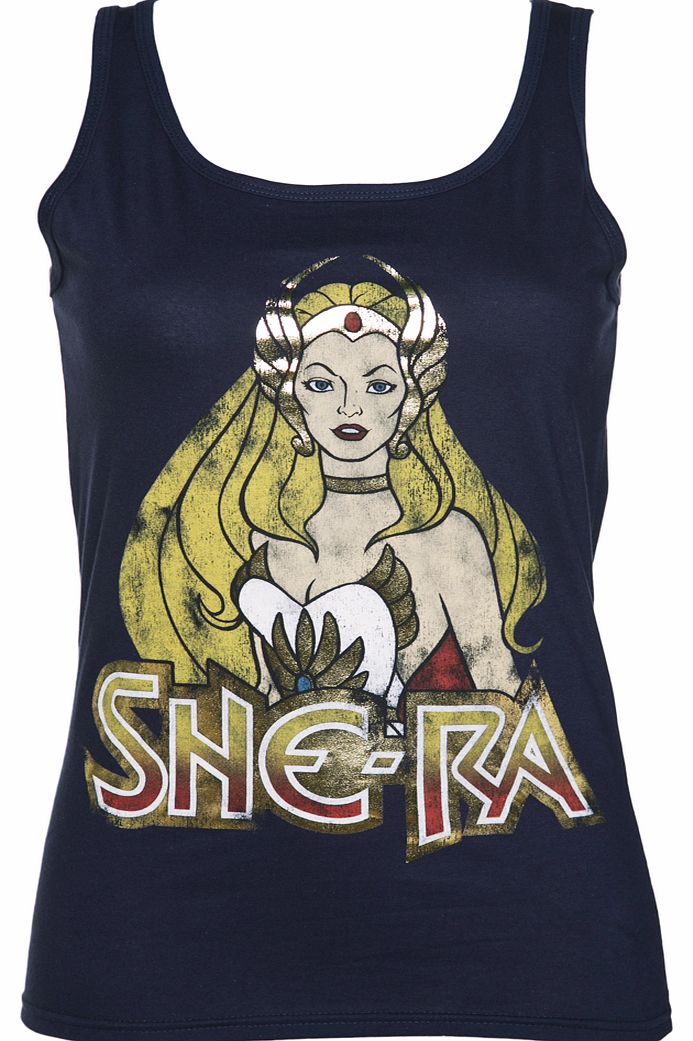 Ladies She-Ra Foil Print Vest