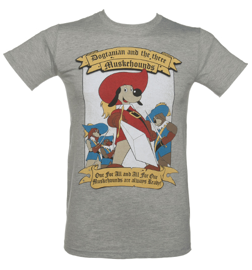 Mens Grey Dogtanian And The Three