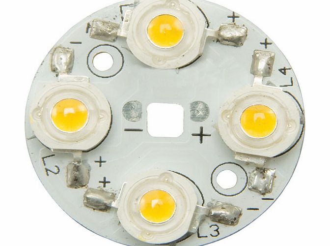 TruOpto 4x1 Circular Power LED Warm White 340lm