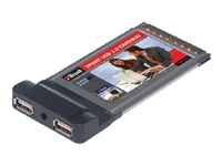 2PORT USB 2.0 CARDBUS - USB adapter - 2 ports