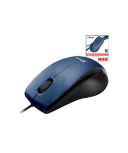 Trust Carve USB Optical Mouse - Blue